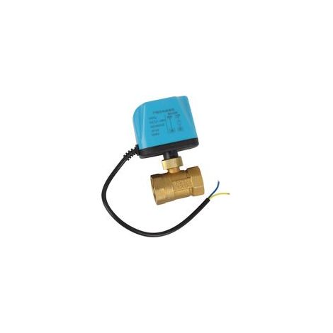 Robinet à bille motorisé électrique 2 voies DN25 DC12-24V, accessoires d'équipement hydraulique industriel normalement fermé (1/5)