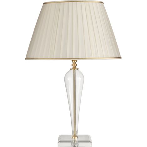 Lampada da tavolo RAVEL 40x63 cm in vetro lavorato a mano Oro (1/3)