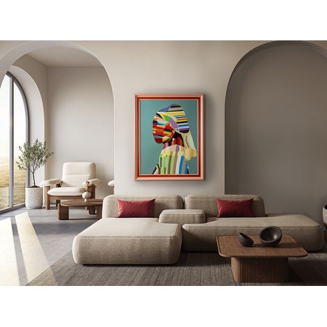 Pintura JOVEN CON PERLA POP 84X104 (1/3)