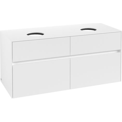 Villeroy & Boch Collaro Waschbeckenunterschrank, 4 Auszüge, für 2 (1/2)