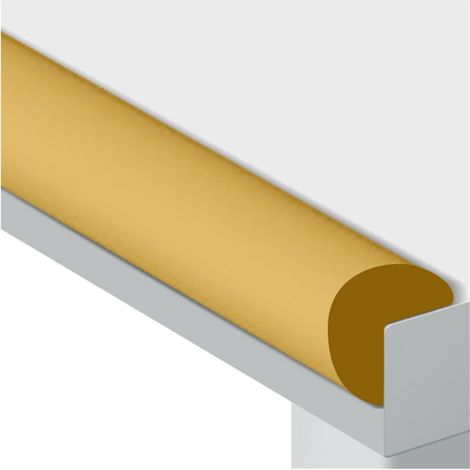 Bandes de sécurité en mousse, protection de bord en L, bande anti-collision auto-adhésive pour enfants, pour table, chaise, banc, TV, meubles, lit (Couleur : Bois, Taille : 2m)
