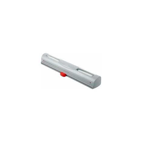 Distributeur de film plastique, distributeur de film alimentaire réutilisable Distributeur de film alimentaire rechargeable,gris (1/4)