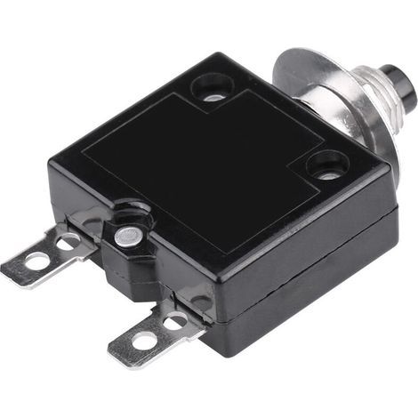 Interruttore termico da 15 A – Protezione da sovraccarico – CC 50 V, CA 125-250 V – Ripristino manuale – Plastica resistente (1/5)