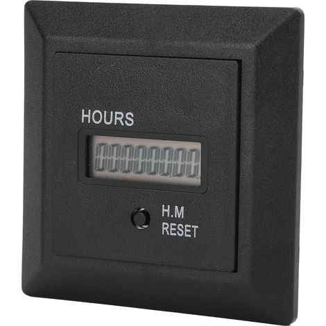 Betriebsstundenzähler für Boote, Motorräder, Schneemobile, Generatoren, Traktoren, Rasenmäher HM‑1R 100V‑250V (1/5)