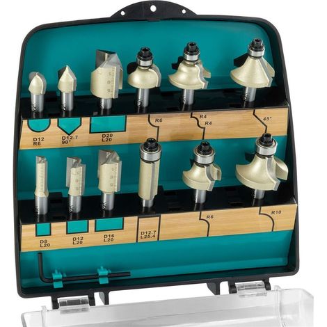 ENT Fräserkassette HW 12-teilig in Kunststoffbox