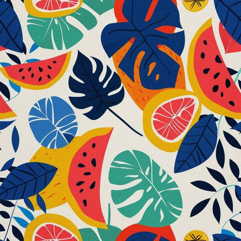TISSUS DÉCORATIFS D'EXTÉRIEUR OXFORD - motif été DX9270 (1/5)