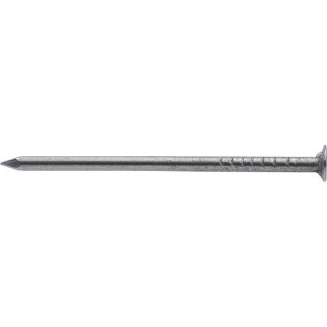 Sachet 1Kg pointe tête plate 3,5 x 80mm acier poli - Viswood