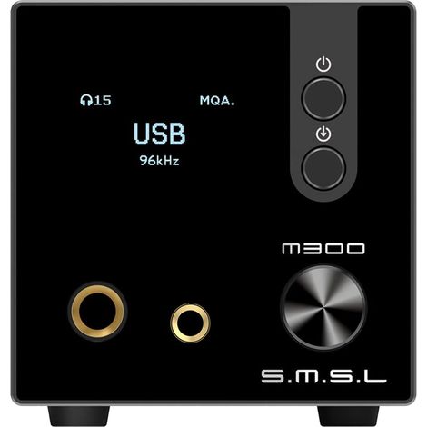 Amplificateur de casque HiFi, 2PCS de CS43131 MQA Audio DAC, USB/Optical/Coaxial/Bluetooth Input DSD MQA XMOS Balanced XLR Output THD+N 0.00013% with Remote Control (1/5)