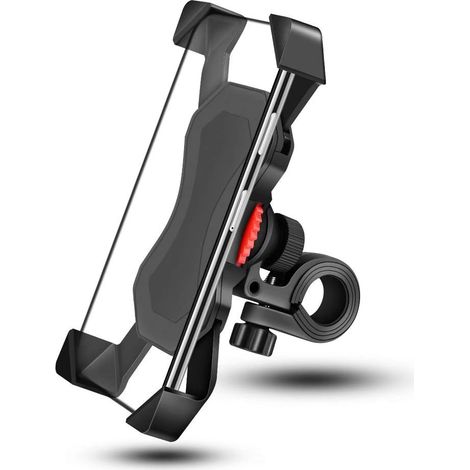 Supporto universale per cellulare da bicicletta, supporto per telefono da manubrio da moto con rotazione a 360° per smartphone da 3,5 a 6,5 pollici (1/5)