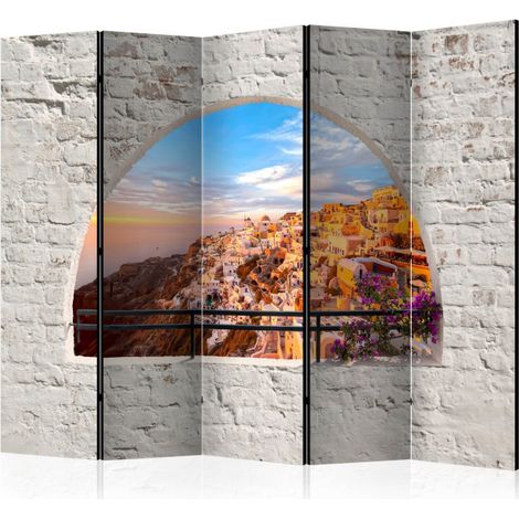 Paravent 5 Volets "Santorini" 172x225cm (1/2)