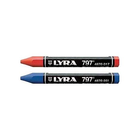 Schachtel mit 12 blauen Kreiden LYRA