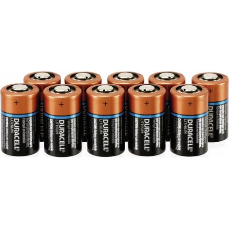DURACELL Lithium-Fotobatterie, Lithium, CR2, 3V, 10 Stück