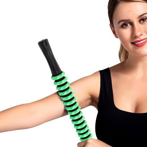 Bâton de massage musculaire avec poignée antidérapante, rouleau pour soulager les tensions corporelles, accessoire de récupération sportive (1/5)