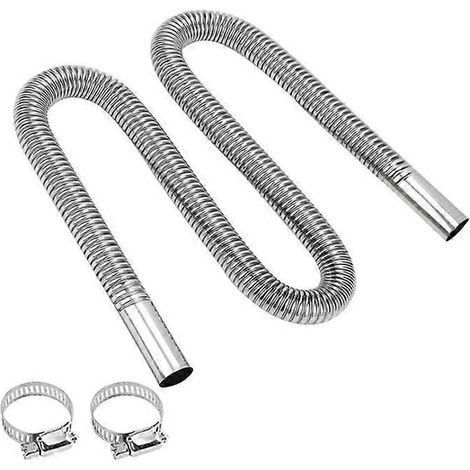 Tuyau d'évacuation d'air chaud de stationnement automatique de 300 cm avec 2 colliers de serrage (1/5)