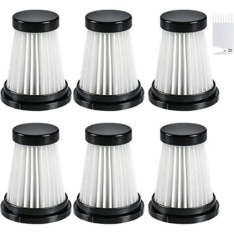 Filtre HEPA - Pour Aspirateur Moosoo K12 K12 Pro K13 Et Genius Invictus One 1.0 2.0 - Lavable Réutilisable - 6 Pièces (1/4)