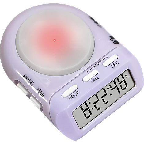 Minuteur De Cuisine Digital Alarme Silencieuse Compte À Rebours Avec (1/5)