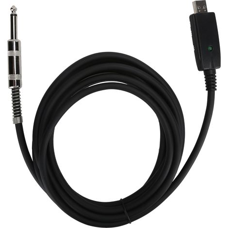 Câble USB pour Guitare JORINDO JD6222 - Adaptateur Audio USB Mâle vers Jack 6.35mm - Longueur 3 Mètres