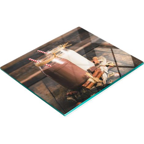 Tablero de cristal decorativo multifuncional para cócteles en vasos de 60x52 cm. (1/5)