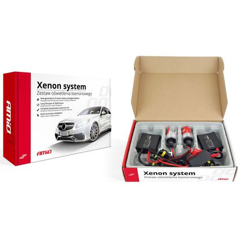 Kit HID Slim H8 H9 H11 6000K amio-01954 (1/2)
