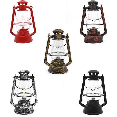 Lanterne décorative LED en plastique, guirlande lumineuse suspendue, lanternes pour tentes, décorations lumineuses (1/5)