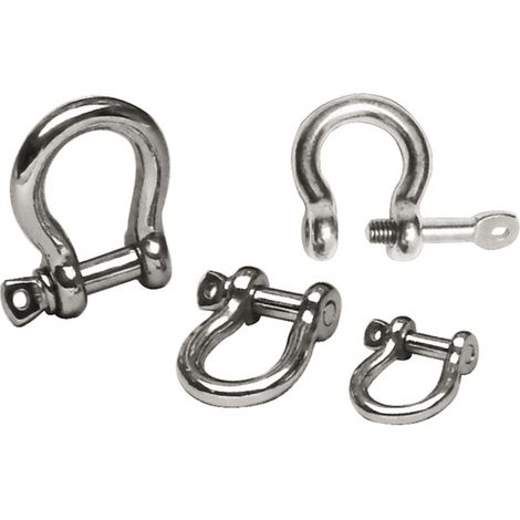 Manille lyre inox - ORANGEMARINE - 8 mm