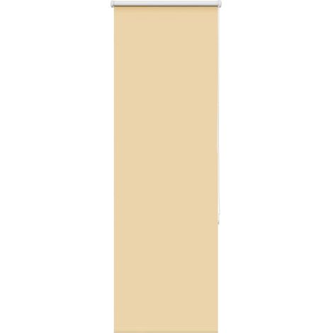 Verdunkelungsrollo Beige 60x130cm Stoffbreite 55,7 cm Polyester