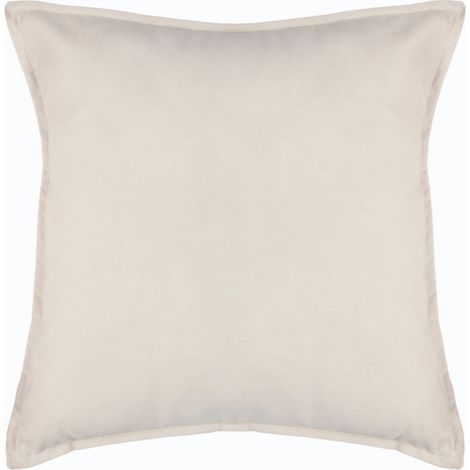 Coussin Lilou Effet velours 45 x 45 cm - Ivoire