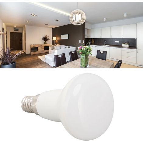 R50 E14 5W LED-Lampe, langer Sockel, Pilzform, warmweißes Licht 3000K, 120° Abstrahlwinkel (1/5)