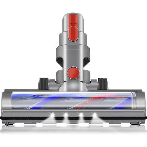 Brosse motorisée avec LED compatible avec Dyson V7 V8 V10 V11 V15 Nettoyage en profondeur et adapté aux sols durs et aux tapis (1/4)