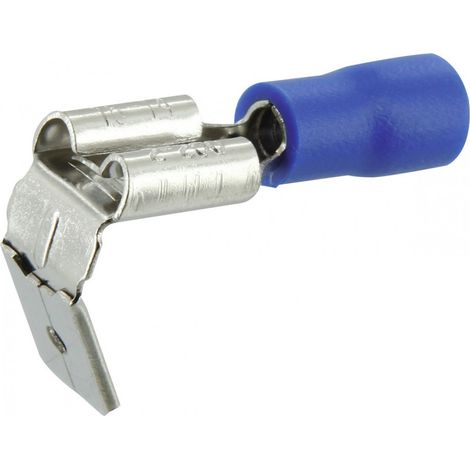 Clip Misto Pre-Isolato Blu 6,35 10