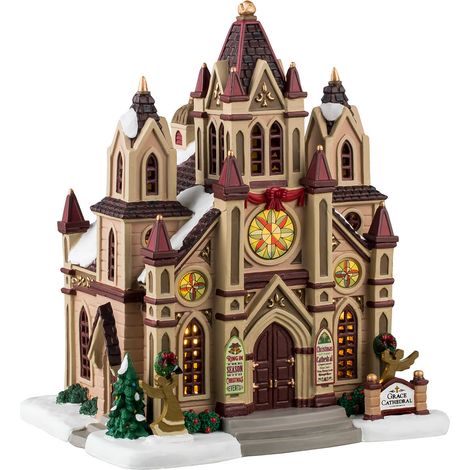 Lemax 45255 Grace Cathedral - Edificio Illuminato - a Batteria (1/4)