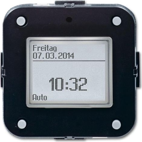 Busch Jaeger Timer di controllo nero per tende