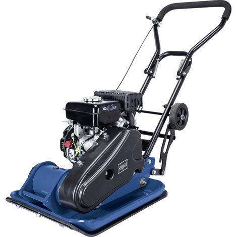Scheppach Benzin Rüttelplatte HP1300S 4,8 kW 5,6 PS mit Fahrvorrichtung Rüttler