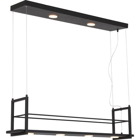 Steinhauer - lámpara colgante - Tor - negro - metal - gran