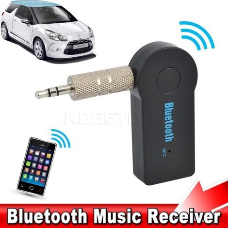 Transmetteur bluetooth voiture Auto Musique Stéréo Bluetooth 3.5mm Jack