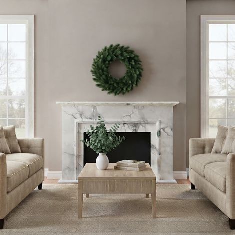 Ghirlanda natalizia "Edmonton" per decorazioni da esterno e interno, diametro da 50 cm (1/3)