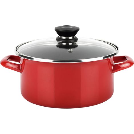 Olla optimax + tapa roja acero aisi 430 fagor ø20x10cm (1/4)