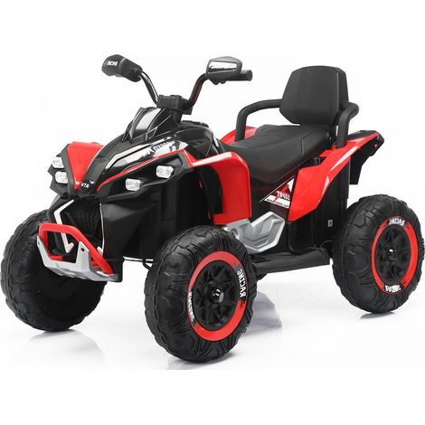 Quad Elettrico per Bambini ATV Safari Gold 24V con Telecomando Rosso (1/5)