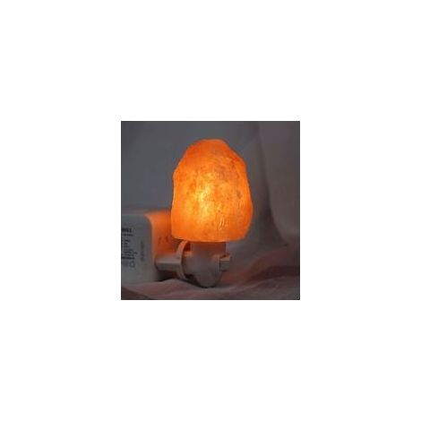 Veilleuse-15W Lampe à Sel Himalaya en Cristal Naturelle 400g [Classe énergétique A+] (1/5)