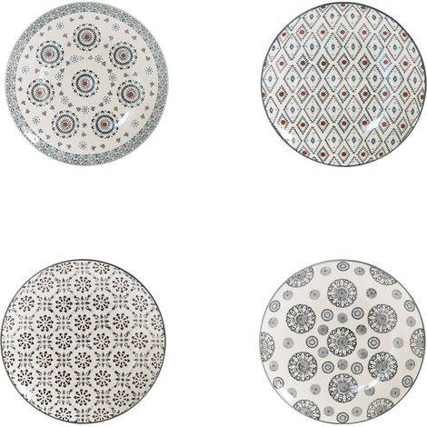 Table Passion - Coffret de 4 assiettes à dessert nelson 20 cm