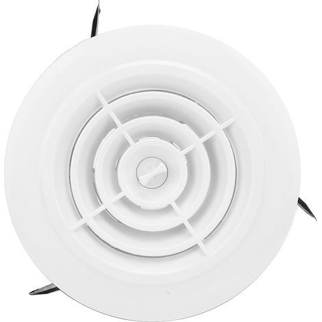 Round ABS ventilation grille, 75 mm, with adjustable orientation – for bathroom and kitchen (1/5)