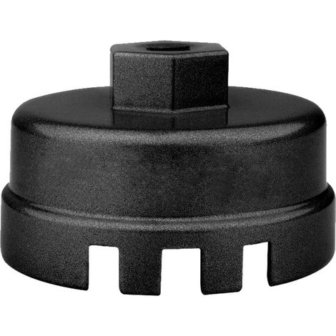 Outil de Retrait du Capuchon Pour Boîtier de Filtre à Huile - Clé Universelle en Aluminium à Capuchon (Noir) (1/5)