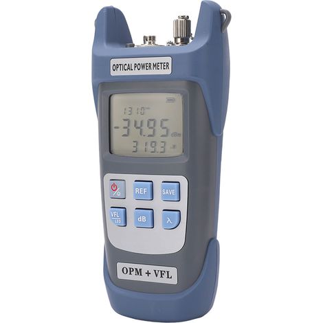 30 km Glasfaser-Leistungsmesser, 30 mW LED-Tester für Telekommunikationstechnik, Messbereich -50 bis +26 dBm, Messgerät. (1/5)