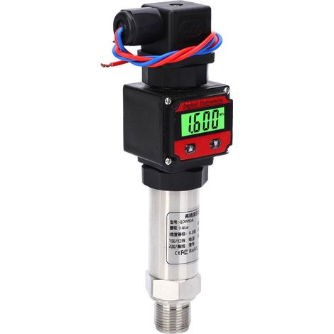 Capteur de pression à diffusion silicone 0-800Kpa, transmetteur numérique avec écran LCD, haute précision, alimentation 24V DC, sortie 4-20mA, pour usage industriel (1/5)