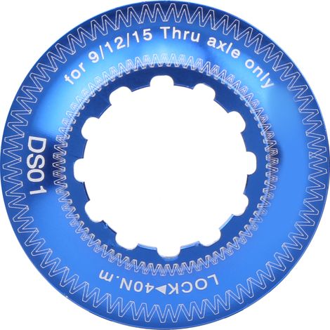 Adaptateur de Frein à Disque 6 Boulons pour Vélo de Montagne, Compatible avec Jantes à Verrouillage Central (Noir Bleu)