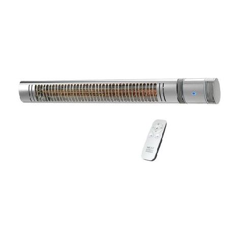 Heat Outdoors Shadow II ULG+ 1.5kW Patio Heater Remote Silver 902670