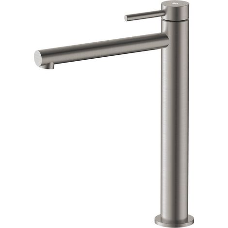 Monomando Lavabo Alto Mio Inox Acero Cepillado - GME (1/2)