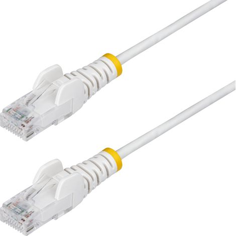CABLE CAT6 DELGADO BLANCO 25CM
