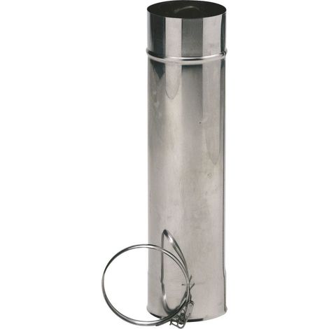 Tuyau inox 316 100 cm 180 4/10+ bride - Ten