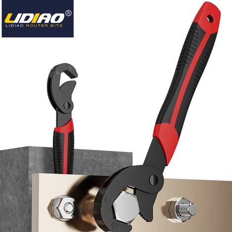 (HH202519) Clé à molette portable réglable, clé universelle multifonctionnelle, clé à cliquet réglable, outils de réparation à main (1/5)